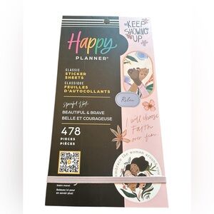 The Happy Planner Spoonful of Faith Beautiful & Brave Sticker Book